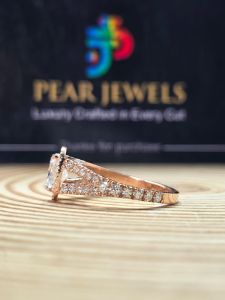 14K Gold Elegant Lab Grown Diamond Anniversary Ring