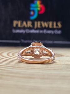14K Gold Elegant Lab Grown Diamond Anniversary Ring