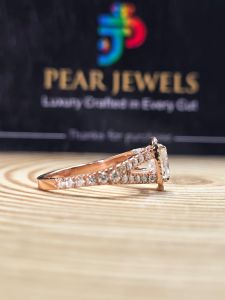 14K Gold Elegant Lab Grown Diamond Anniversary Ring