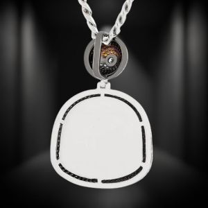 925 Sterling Silver VVS Moissanite Pokemon Squirtle Character Pendant