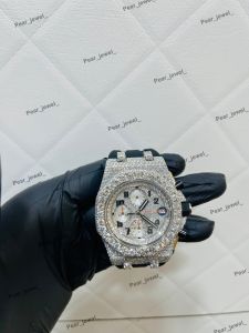 Chronograph Iced VVS Moissanite Statement Watch