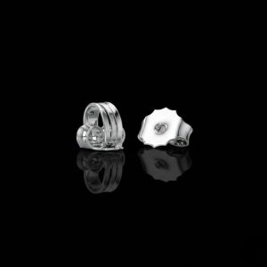 Classic Radiant VVS Moissanite 925 Silver Stud Earrings