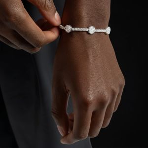 Classic VVS Moissanite 925 Silver Tennis Bracelet