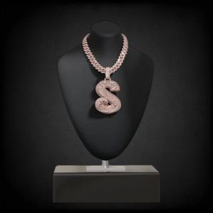 Custom 925 Sterling Silver VVS Moissanite Diamond Swan Pendant