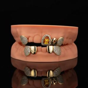 Custom Multicolor VVS Moissanite 925 Silver Designer Grillz