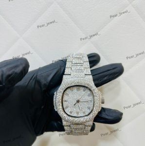 Frosted Dial VVS Moissanite Prestige Wrist Watch