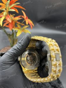 Iced Out Bust Down VVS Moissanite Automatic Luxury Watch