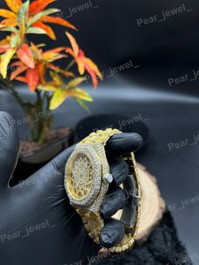Iced Out Bust Down VVS Moissanite Automatic Luxury Watch