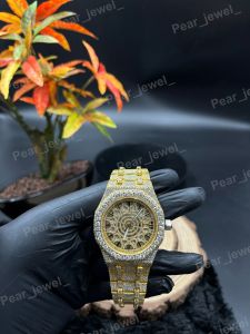 Iced Out Bust Down VVS Moissanite Automatic Luxury Watch