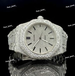 Iced Out Full VVS Moissanite Automatic Diamond Watch