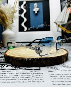 Iced Out Hip Hop Moissanite Diamond Photochromic Statement Sunglasses