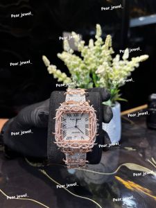Iced Out Roman Dial Moissanite Diamond Luxury Watch