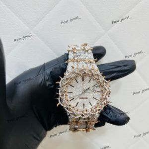 Iced Out Spiked Bezel Moissanite Hip Hop Luxury Watch