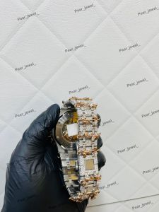 Iced Out Spiked Bezel Moissanite Hip Hop Luxury Watch