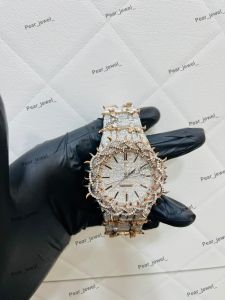 Iced Out Spiked Bezel Moissanite Hip Hop Luxury Watch