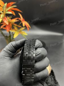 Iced Out VVS Moissanite Black Luxury Wrist Watch