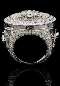 Iced Out VVS Moissanite Diamond Round Luxury Hip Hop Ring