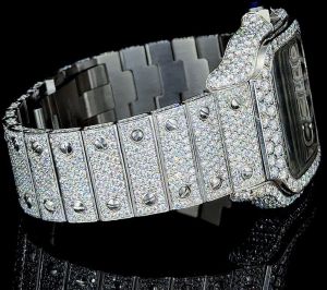 Iced Out VVS Moissanite Diamond Stainless Steel Luxury Watch