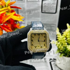 Luxury Arabic Dial Moissanite Statement Watch