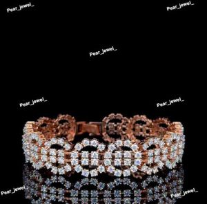 Luxury Iced Out VVS Moissanite 925 Silver Bracelet