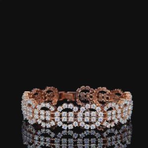 Luxury Iced Out VVS Moissanite 925 Silver Bracelet
