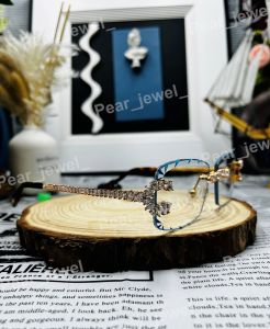 Pear Cut Moissanite Diamond Iced Out Photochromic Luxury Sunglasses