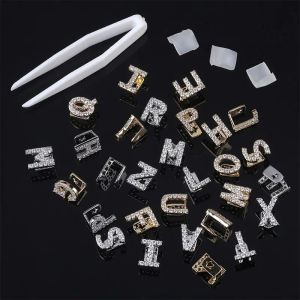 Personalized Initial VVS Moissanite 925 Silver Grillz
