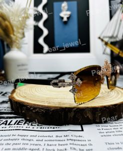 VVS Moissanite Diamond Iced Out Cross Photochromic Party Sunglasses