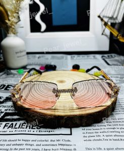 VVS Moissanite Diamond Iced Out Photochromic Hip Hop Sunglasses