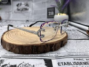 VVS Moissanite Iced Out Rimless Luxury Sunglasses