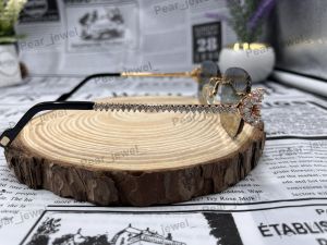 VVS Moissanite Iced Out Rimless Statement Luxury Sunglasses