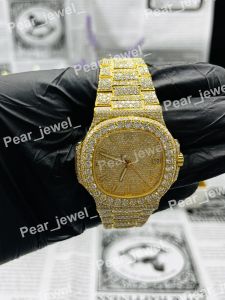 VVS Moissanite Iced Out Square Dial Unisex Watch
