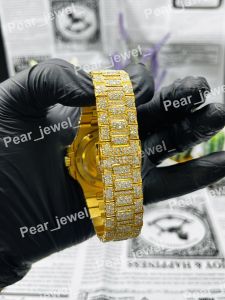 VVS Moissanite Iced Out Square Dial Unisex Watch