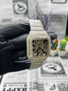 VVS Moissanite Iced Skeleton Luxury Wrist Watch