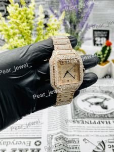 VVS Moissanite Roman Date Bust Down Luxury Watch