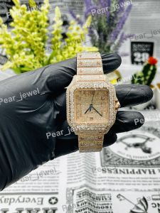 VVS Moissanite Roman Date Bust Down Luxury Watch