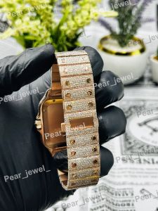 VVS Moissanite Roman Date Bust Down Luxury Watch