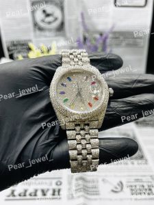 VVS Moissanite Skeleton Bust Down Luxury Watch