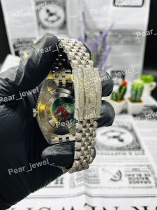 VVS Moissanite Skeleton Bust Down Luxury Watch