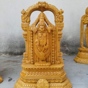 48 Inches Wooden Tirupati Balaji Statue
