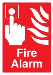 Fire Alarm Panel Sign Board