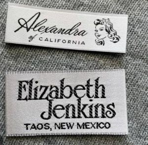 Designer Woven Fabric Label