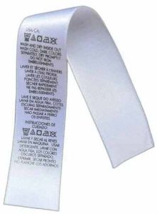 Polyester Satin Label