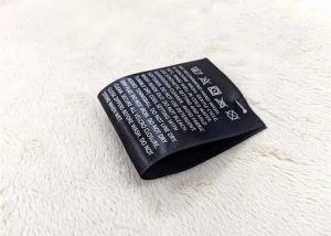 Satin Wash Care Label