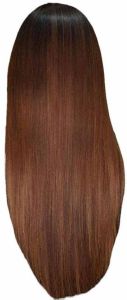 Brown Natural Straight Hair