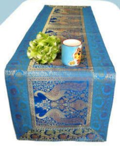Silk Brocade Table Runner