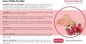 ayurveda pomegranate peel powder