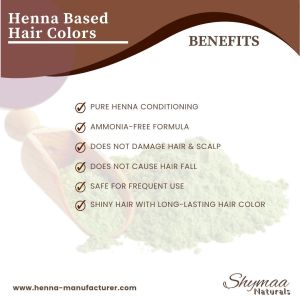 Natural Burgundy Henna Based Hair Color