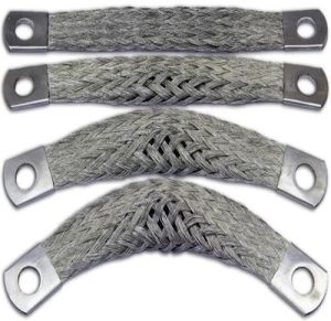 Braided Silver Flexible Connectors