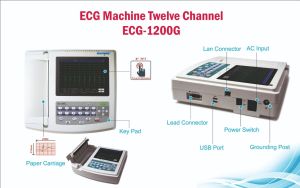 12 Channel Niscomed ECG Machine